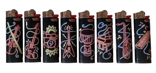 Zapalniczka J26 krzesiwo NEON SOUNDS Bic